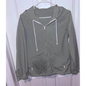 J. Galt Shanghai Women's Windbreaker Light Coat Mint Blue Jacket Size S